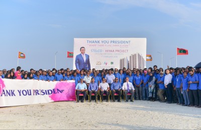 ސްޓެލްކޯގެ ދެ ޓަވަރުގެ އަގު 540 މިލިއަނަށް ރުފިޔާ، އަމަލީ މަސައްކަތް ފަށައިފި