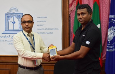 ވޯޓާ ސޮލިއުޝަންސް އިން އެމްއެންޔޫ އަށް ޖީޕީއެސްތަކެއް ހަދިޔާކޮށްފި
