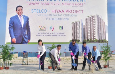 ސްޓެލްކޯގެ ދެ ޓަވަރުގެ އަގު 540 މިލިއަނަށް ރުފިޔާ، އަމަލީ މަސައްކަތް ފަށައިފި