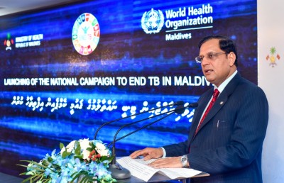 ޓީބީ ނައްތާލުމުގެ ގައުމީ ކެމްޕެއިން ރައީސް ޔާމީން ފައްޓަވައި ދެއްވައިފި