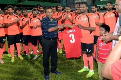 ގަތަރު މެޗުގައި މޮޅަށް ކުޅެ ރަނގަޅު ނަތީޖާއެއް ނެރުމަށް ރައީސް އެދިވަޑައިގެންފި