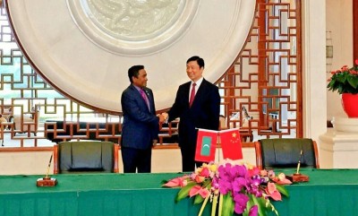 ރާއްޖޭގެ ތަރައްގީއަށް ދިމާވެފައިވާ ގޮންޖެހުންތަކުގެ ހައްލަކީ އިކޮނަމިކްސް، ޕޮލިޓިކްސް އެއް ނޫން: ރައީސް