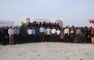 ހިޔާ މަޝްރޫއުގައި އެމްޑަބްލިޔުއެސްސީން ހަދާ ދެ ޓަވަރުގެ މަސައްކަތް ފަށައިފި