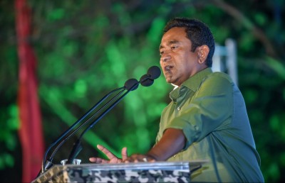 އިދިކޮޅު ލީޑަރުންގެ ހިތްވަރަކީ އަތުގައި ހުރި ފައިސާ: ރައީސް