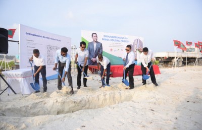 ހިޔާ މަޝްރޫއުގައި އެމްޑަބްލިޔުއެސްސީން ހަދާ ދެ ޓަވަރުގެ މަސައްކަތް ފަށައިފި