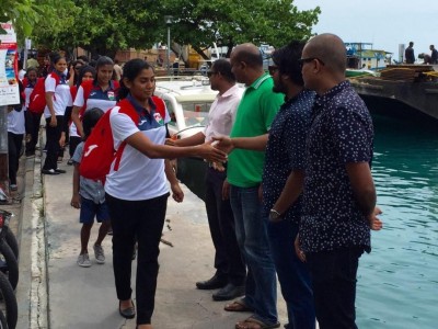 ގައުމީ އަންހެން ފުޓްބޯޅަ ޓީމް ލަންކާގެ ގައުމީ ޓީމާ އެކު ދެ މެޗް ކުޅެނީ