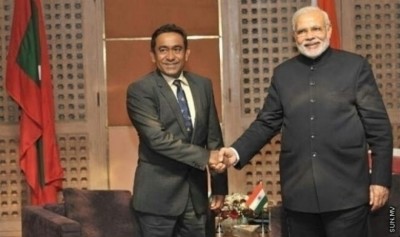 އިންޑިޢާގެ ރައްޔިތުންނަށް ކުރިއެރުމާއި އުފާ ފާގަތި ކަމަށް ރައީސް ޔާމީން އެދިވަޑައިގެންފި