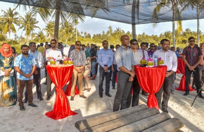 ކާށިދޫ ޓޫރިސްޓް ވިލެޖުގެ އަމަލީ މަސައްކަތް ފަށައިފި، ހަ މަސް ދުވަހުން ނިންމަނީ