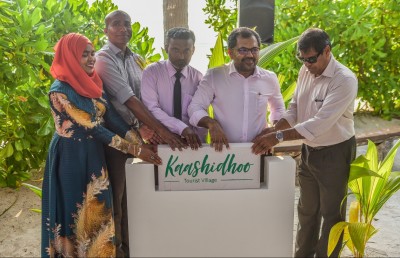 ކާށިދޫ ޓޫރިސްޓް ވިލެޖުގެ އަމަލީ މަސައްކަތް ފަށައިފި، ހަ މަސް ދުވަހުން ނިންމަނީ