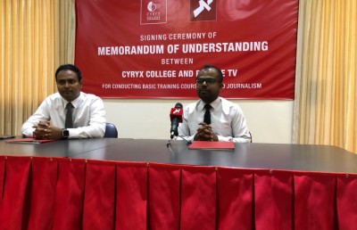 ރާއްޖެޓީވީ އާއި ސައިރިކްސް ގުޅިގެން ވީޑިއޯ ޖާނަލިޒަމްގެ ކޯހެއް ހިންގަނީ