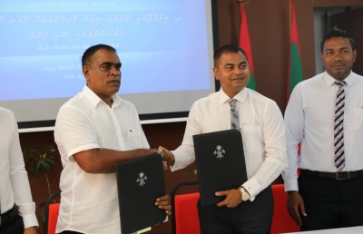 ނަރުދަމާ ނިޒާމް ގާއިމްކުރަން 42 މިލިިއަން ރުފިޔާގެ މަޝްރޫއުތަކެއް ހަވާލުކޮށްފި