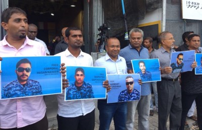 ހައްޔަރުކުރި ފުލުހުންގެ މައްޗަށް ގިނަ ތުހުމަތުތަކެއް