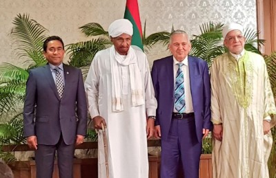 ދީން ކުރިއެރުވުމުގެ އެވޯޑެއް ރައީސް ޔާމީނަށް