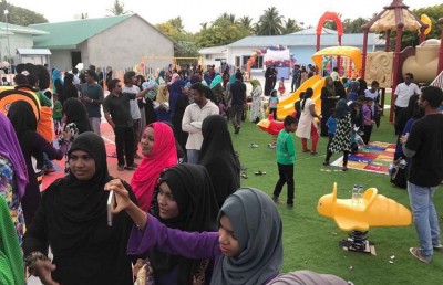 ގުރައިދޫގައި ފުލުހުން ކުޑަކުދިންގެ ދުވަސް ފާހަގަކުރަނީ
