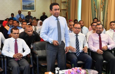 ކުއްލި ނުރައްކަލުގެ ހާލަތު އިއުލާން ނުކުރި ނަމަ ނަތީޖާ ގޯސްވުމުގެ ބިރު އޮތް: ރައީސް ޔާމީން