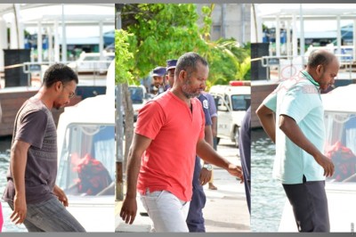 ބޮންގޮއްވުމުގެ ތަހުގީގަށް ހައްޔަރުކުރި ތިން މީހުންގެ ބަންދުގެ މުއްދަތު ތިންވަނަ ފަހަރަށް އިތުރުކޮށްފި