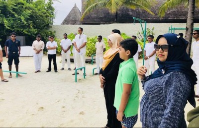 ފަރު ބަލައިލުމަށް އިމާދުއްދީން ސްކޫލްގެ އެސްއެމްޓީ ޖުމެއިރާ ރިސޯޓަށް