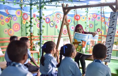 ޖަމާލުއްދީން ސްކޫލުގައި އައުޓްޑޯ ކްލާސްރޫމެއް، ވަރަށް ހިތްގައިމު