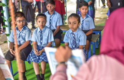 ޖަމާލުއްދީން ސްކޫލުގައި އައުޓްޑޯ ކްލާސްރޫމެއް، ވަރަށް ހިތްގައިމު