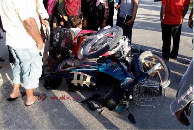 ހިތަދޫގައި ހިނގި އެކްސިޑެންޓެއްގައި ފުރާވަރު ކުއްޖަކު ސީރިއަސް ހާލަތުގައި