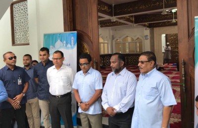 ޔުނިވާސަލުން އިމާރާތްކުރި މިސްކިތް ރައީސް ހުޅުވައިދެއްވައިފި