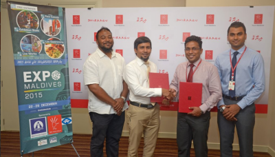 އެކްސްޕޯ މޯލްޑިވްސްގެ ޓެލެކޮމް ޕާޓްނަރަކަށް ދިރާގު