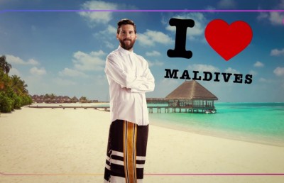 "އެންޖޯއި ދަ އިންޓަނެޓް" އަށް މެސީ ދިވެހި ހެދުމުގައި