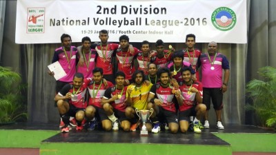 ދެ ވަނަ ޑިވިޝަން ގައުމީ ވޮލީބޯޅަ މުބާރާތުގެ ޗެމްޕިއަން ކަން ގުޑީސްއަށް