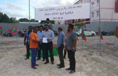 އެމްޑީޕީގެ ވެރިކަމުގައި އައްޑޫން ނެގި ގޯތިތައް އަލުން ހަވާލު ކުރަން ފަށައިފި