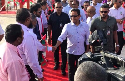 ސިޔާސީ ވޯޓަކަށް ނަހަދައި، ތަރައްގީ އަށް ވޯޓު ދީ: ރައީސް