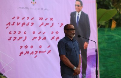 ރައީސް ޔާމީނަށް ވޯޓު ނުދޭނީ ގައުމުގެ އަދުއްވުން: އަބްދުއްރަހީމް