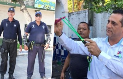 މެކްސިކޯގެ ފުލުހުންތަކަކަށް ބަޑީގެ ބަދަލުގައި ސާޅަނގަ ދީފި