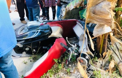 ހިތަދޫ އެކްސިޑެންޓްގައި ބޮޑު އަނިޔާއެއް ލިބުނު ޒުވާން އަންހެންކުއްޖާ އިތުރު ފަރުވާ އަށް މާލެއަށް