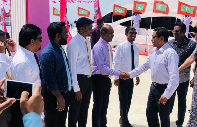 ޑރ. ޝަހީމްގެ ފުރަތަމަ ކެމްޕޭން ދަތުރު އުފަން އަތޮޅަށް