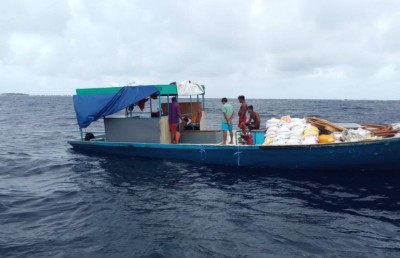 ދިޔަވަމުން ދިޔަ ދޯންޏެއް ސަލާމަތް ކޮށް މާލެ ގެންނަނީ