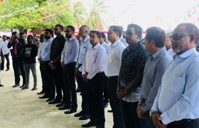 ފ. އަތޮޅުގެ މަޝްރޫއު ނުފެށެނީ "ހެޔޮ އެދޭ މީހުން" ގިނަވީމަ: ރައީސް