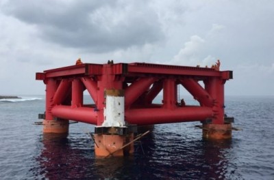 ބުރިޖުގެ ފުރަތަމަ ޕްލެޓްފޯމް ބަހައްޓައިފި