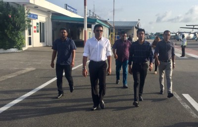 ފައިސަލް، ކެމްޕޭނަށް އދ. އަތޮޅަށް ވަޑައިގެންފި
