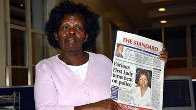 ކެންޔާގެ ކުރީގެ ފަސްޓް ލޭޑީ ލޫސީ ކިބަކީ އަވަހާރަވެއްޖެ