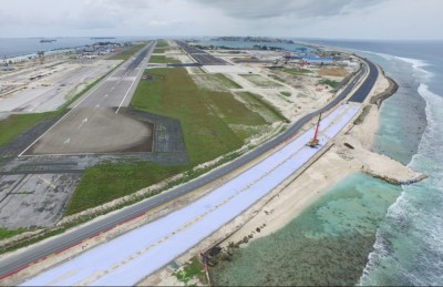 ވެލާނާ އެއާޕޯޓުގެ އެޕްރޯޗް ލައިޓްތައް ޖަހަން ހުޅުލޭގެ ފުއްޓަރުން ބައެއް ހިއްކައިފި
