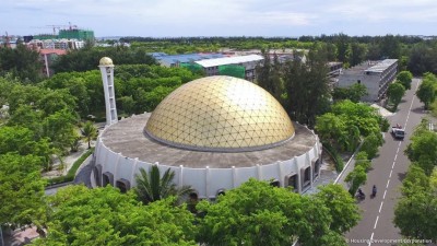 ހުޅުމާލޭ މިސްކިތުން ފެން ލީކުވުން ހައްލުކޮށްފި