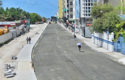 ބްރިޖާ ގުޅޭ މަގުތަކުގައި ތާރު އަޅަން ފަށައިފި