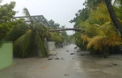 ނަގޫރޯޅިއެއް އަރައި ބަނޑިދޫއަށް ބޮޑެތި ގެއްލުންތަކެއް ލިބިއްޖެ
