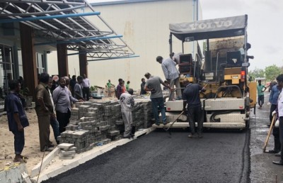 ބްރިޖާ ގުޅޭ މަގުތަކުގައި ތާރު އަޅަން ފަށައިފި