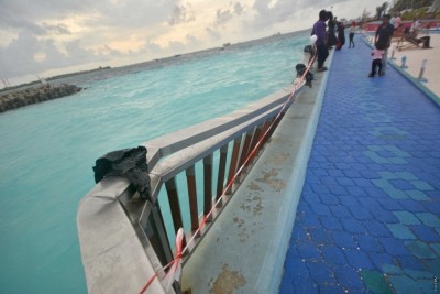 ފަޅަށް ވަދެ ނުކުމެ ހެދުމުގައި އުޅަނދުތައް ސުނާމީ މައިޒާނަށް ސަމާލުވުމަށް އެދެފި