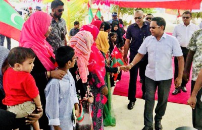 ވެރިކަމުގެ "ކޭކު ފަޅިކުރަން" ގާނޫނެއް ބޭނުންވަނީ ލީޑަރުންގެ މެދުގައި އިތުބާރު ނެތުމުން: ރައީސް ޔާމީން
