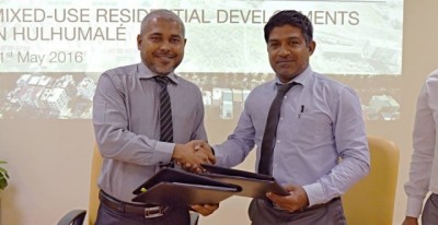 ހުޅުމާލޭގައި ހައުސިން ޔުނިޓުތަކެއް އަޅަން ބެޗް ކޮންސްޓަރަކްޝަނާ ހަވާލުކޮށްފި