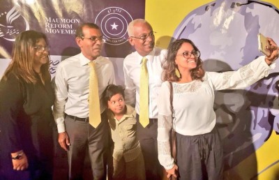 ނަޝީދާއި އިބޫއާ އެކު ސަޕޯޓަރުންނަށް އުފާވެރި ވަގުތުކޮޅެއް