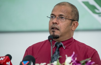 ހުޅުވާލެވިފައިވާ ސިޓީއެއް: އިލެކްޝަންސް ކޮމިޝަންގެ ރައީސް ޝަރީފަށް