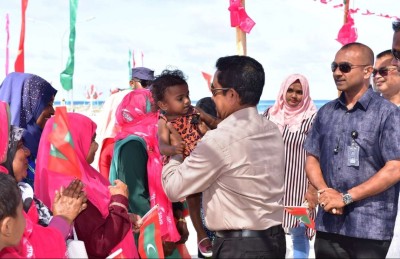 ރައީސް ޔާމީން ލ. އަތޮޅަށް ވަޑައިގެންފި